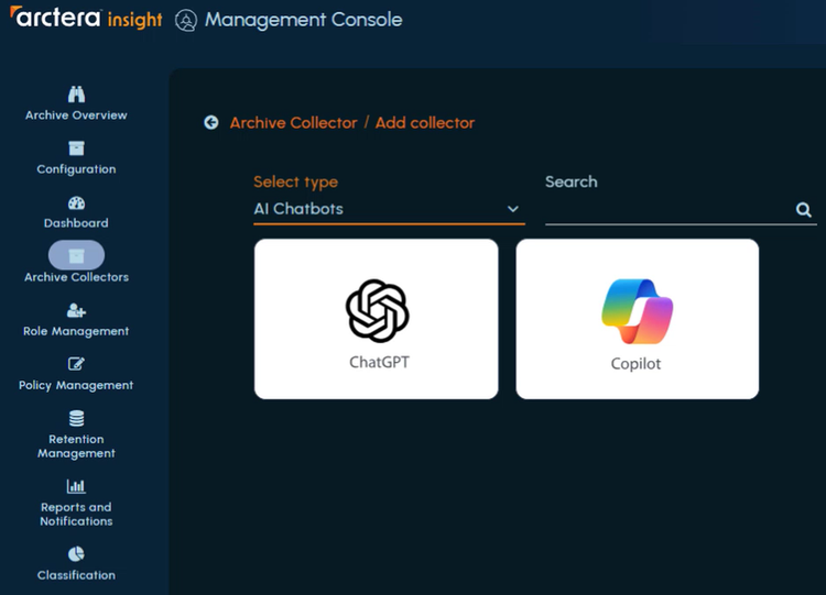 Arctera Insight Management Console