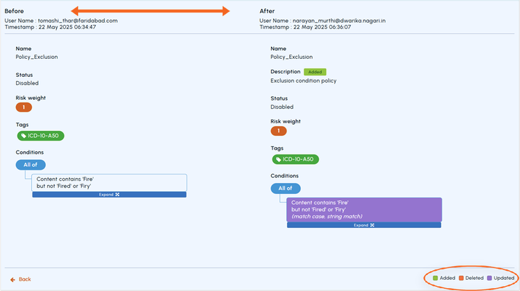 Arctera Insight's policy engine